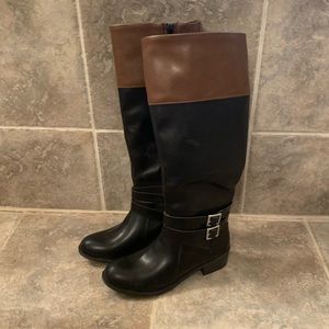 Arizona Black & Brown Riding Boots